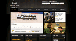 Desktop Screenshot of missionroadanimalclinic.com